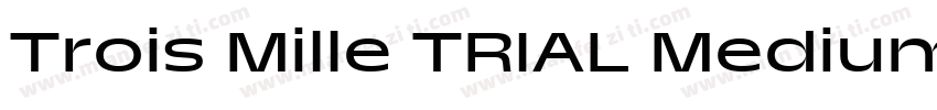 Trois Mille TRIAL Medium 25字体转换